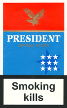 President Special Stars Cigarettes pack