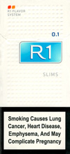 R1 Minima Slim Line 100`s Cigarettes pack
