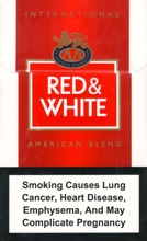 Red&White American Blend Cigarettes pack