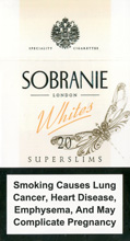 Sobranie Super Slims Whites 100's