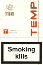 Temp Cigarettes pack