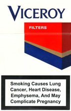 Viceroy Filter (Red) Cigarettes pack