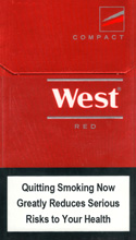 West Red Compact Cigarettes pack