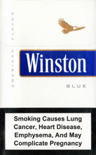 Winston Blue (Lights) Cigarettes pack