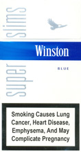 Winston Super Slims Blue 100`s