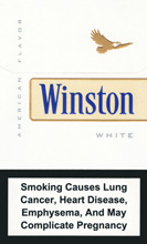 Winston One (White) Cigarettes pack